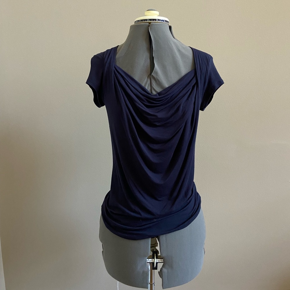 Cowl neck t-shirt